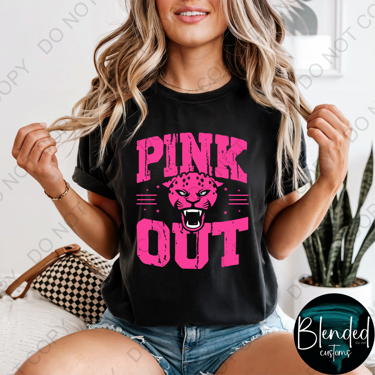 Horn Jaguar Pink Out Shirt