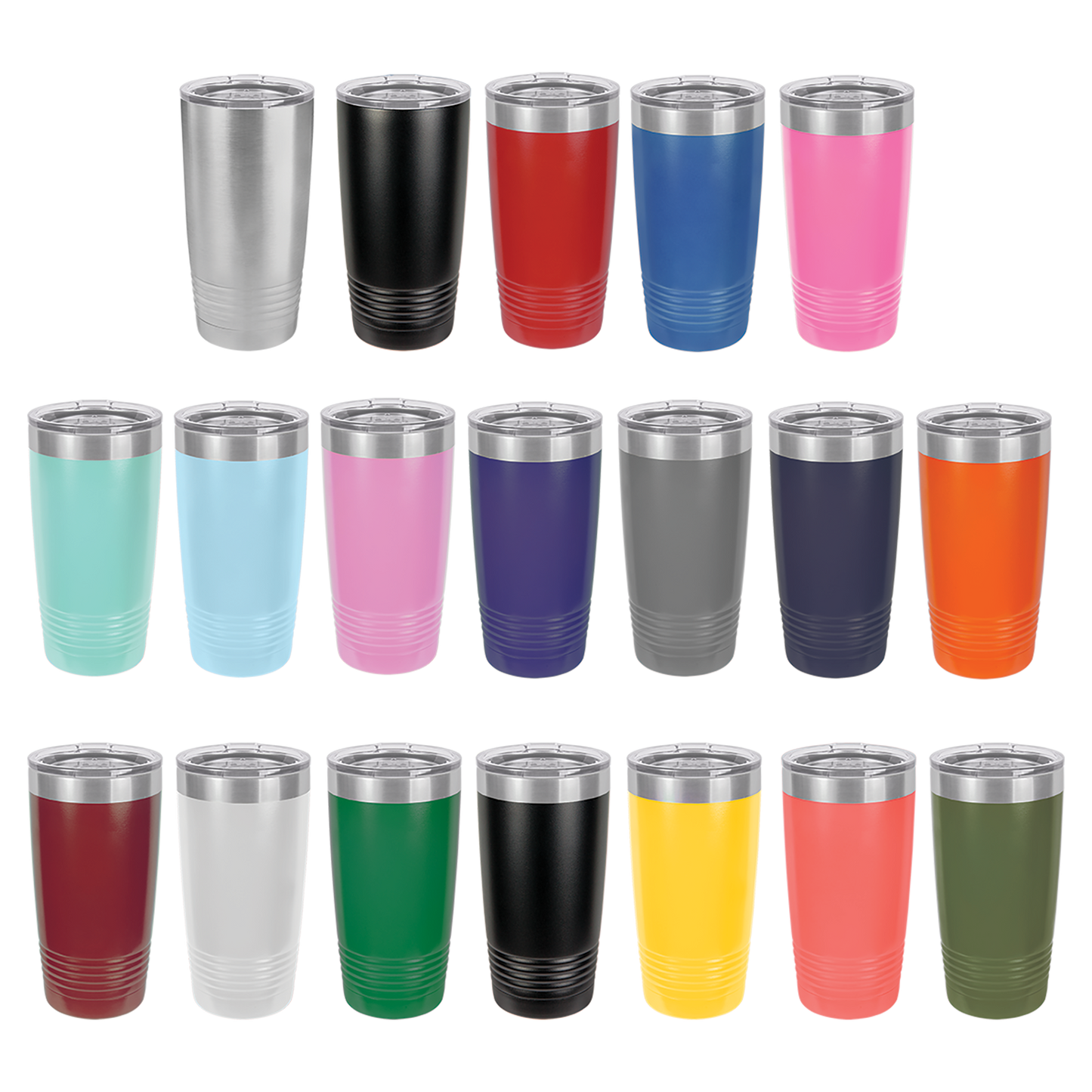 Custom Text Laser Engraved Tumbler