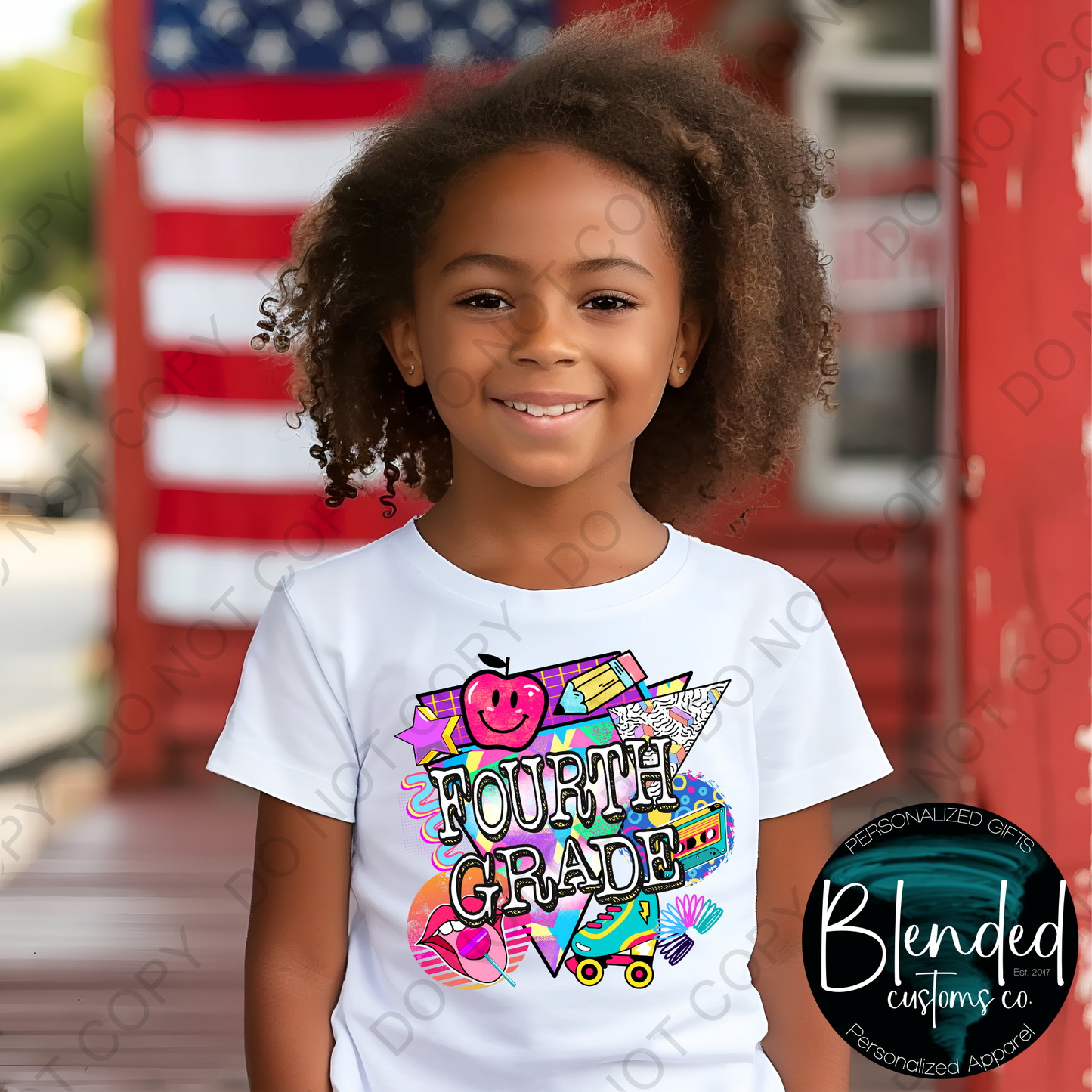 4th Grade 90's Themed Back to School Shirt