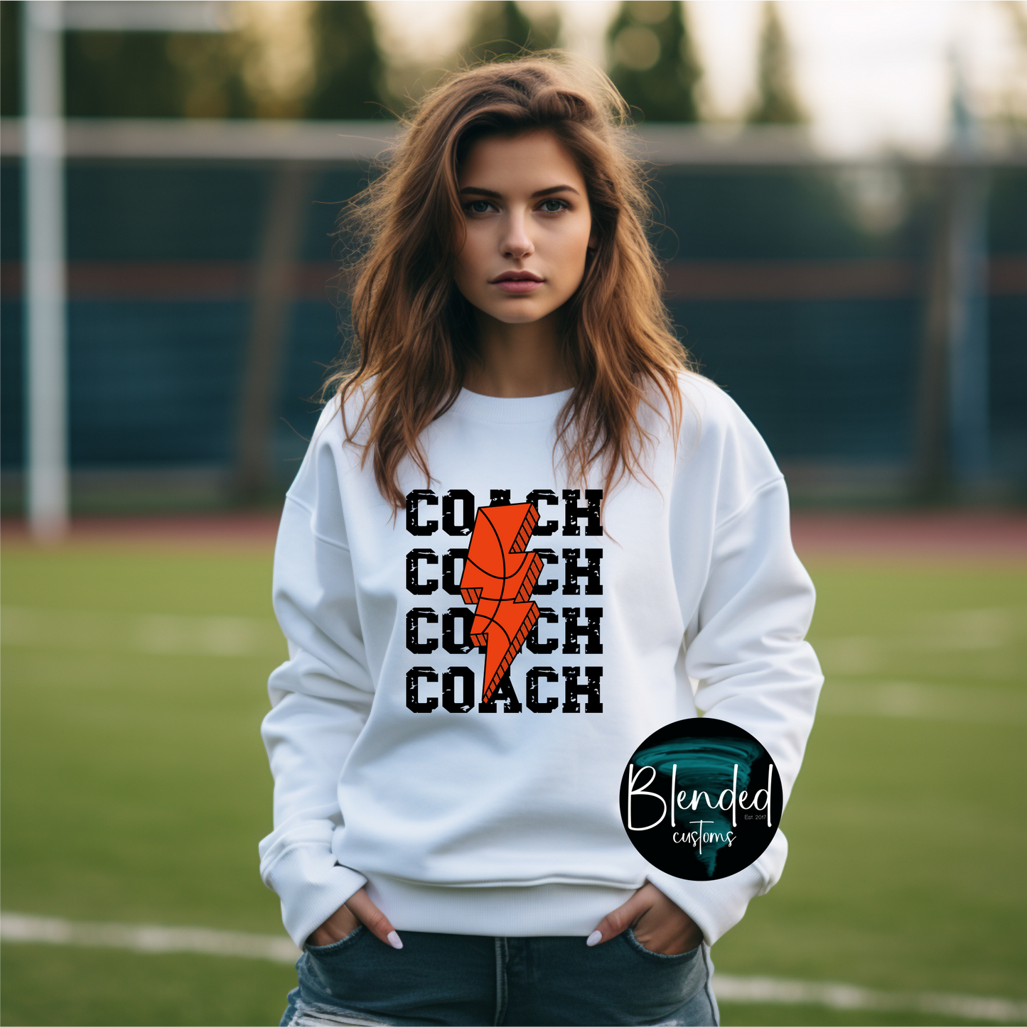 Basketball Coach Lightening Strike Shirt