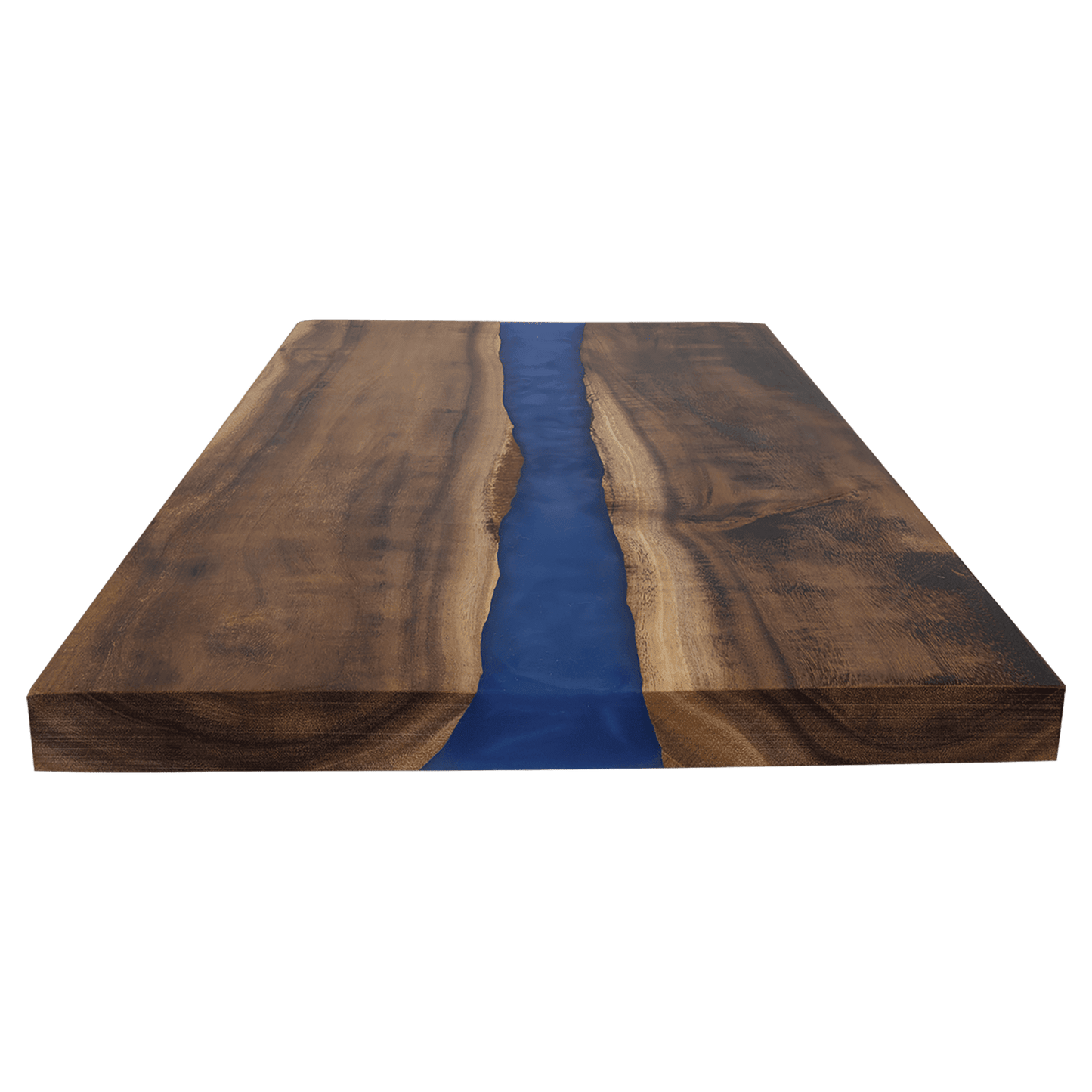 18"x 9" Acacia with Blue Pearl Resin Serving Board