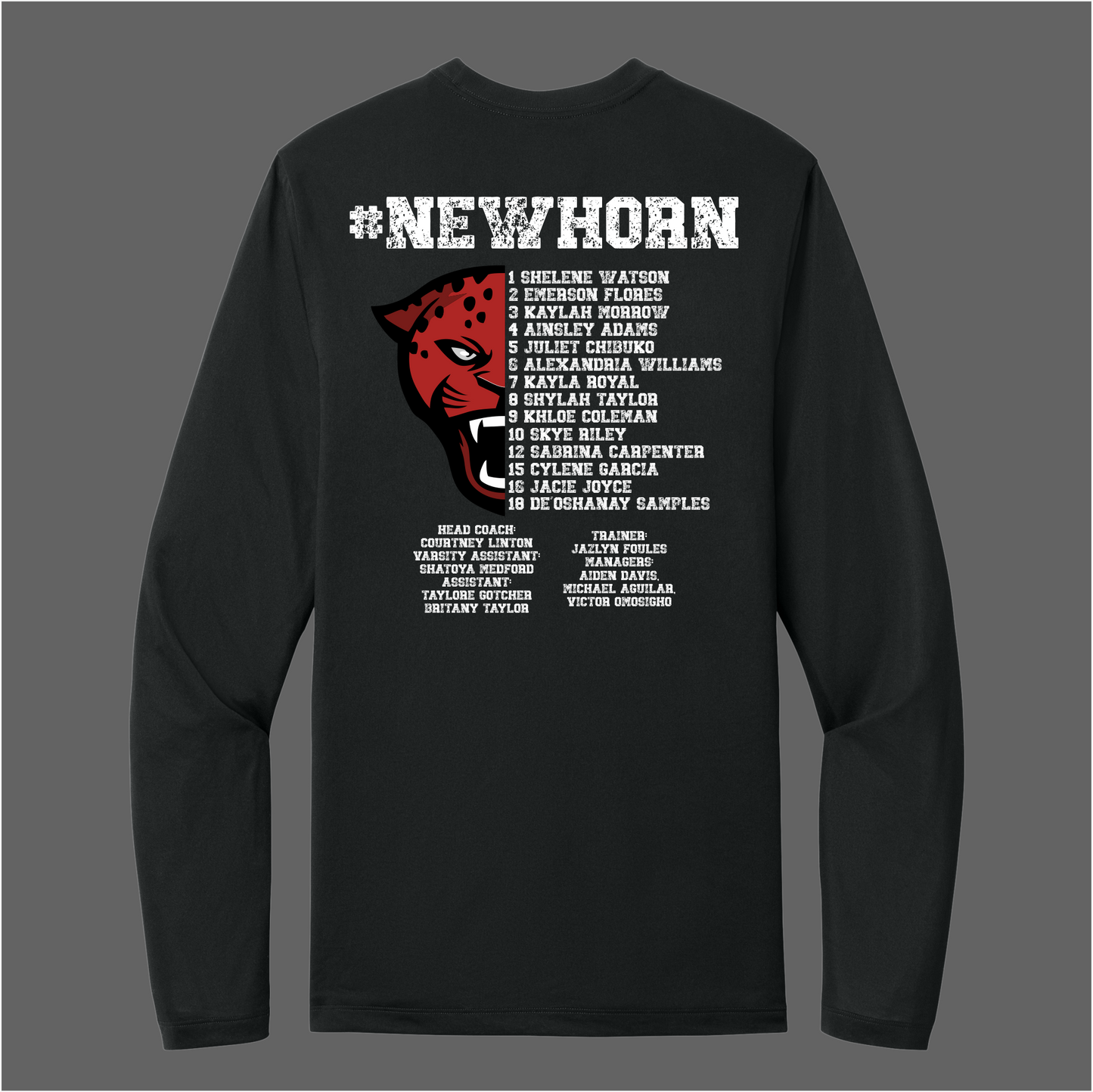 Nike Drifit Horn Jaguar Volleyball Playoff Shirt - Exclusive Design by Blended Customs