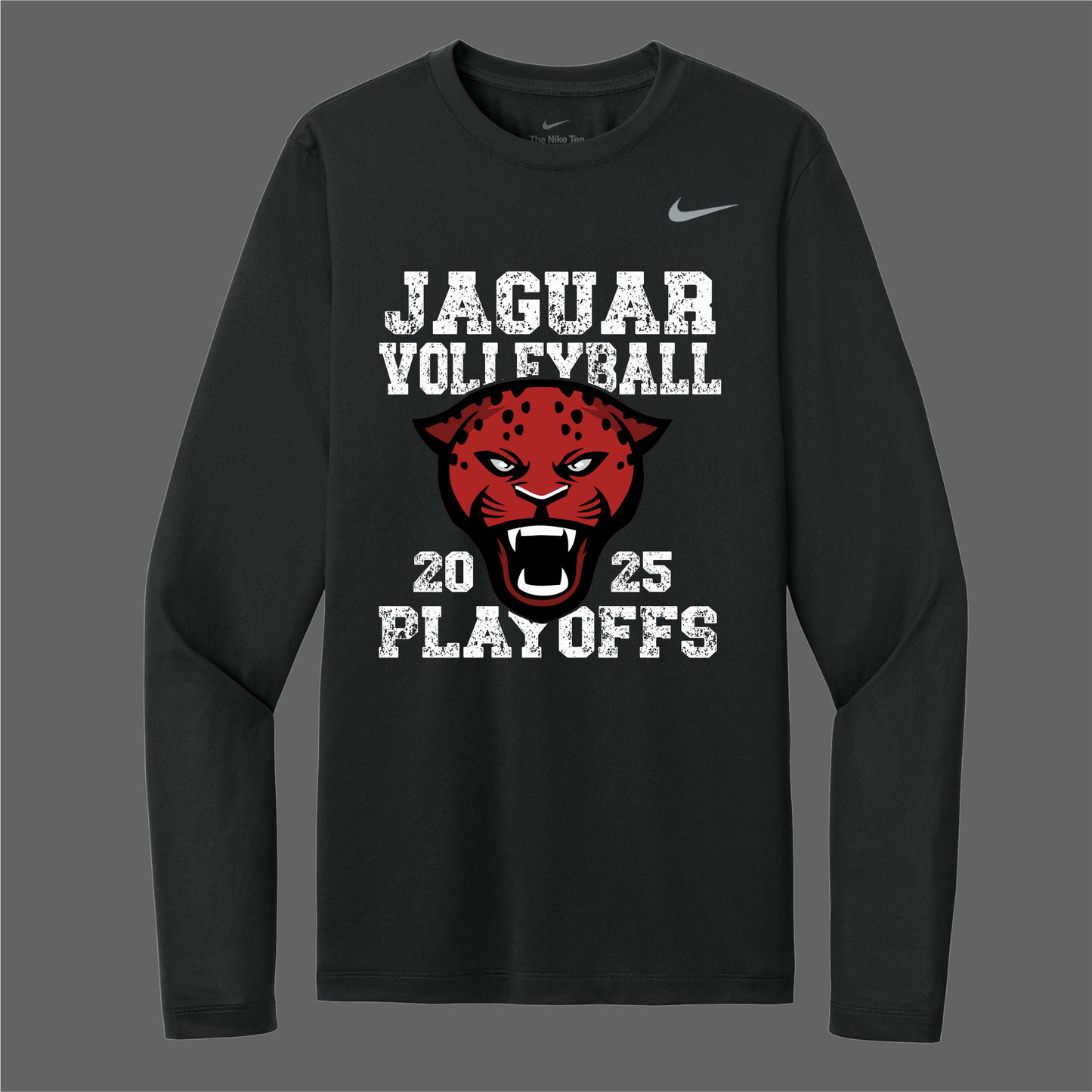 Nike Drifit Horn Jaguar Volleyball Playoff Shirt - Exclusive Design by Blended Customs