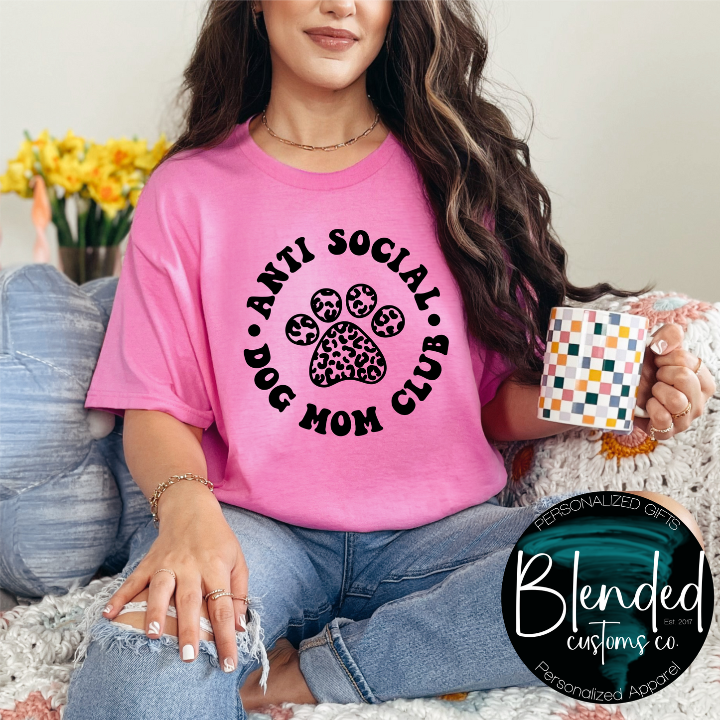 Anti-Social Dog Mom Club Shirt