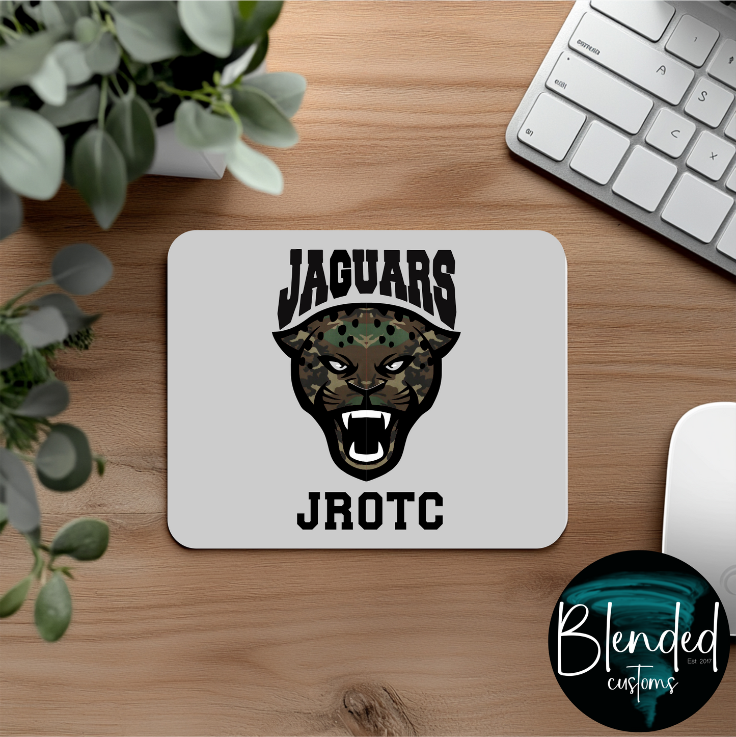 Horn Jaguar JROTC Mouse Pad - Exclusive Design by Blended Customs