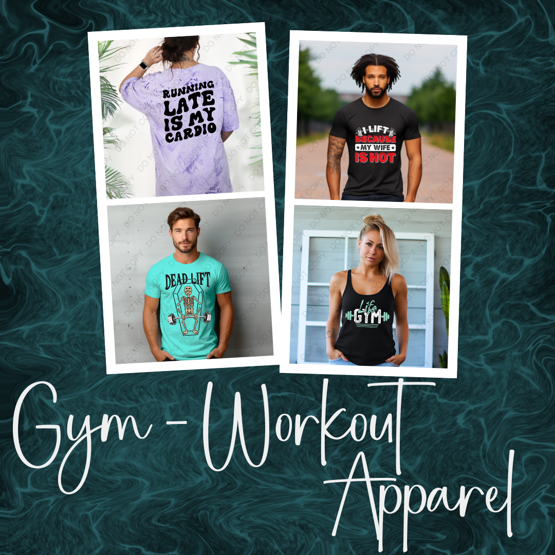 Workout Apparel - Shirts, Crewnecks, Hoodies