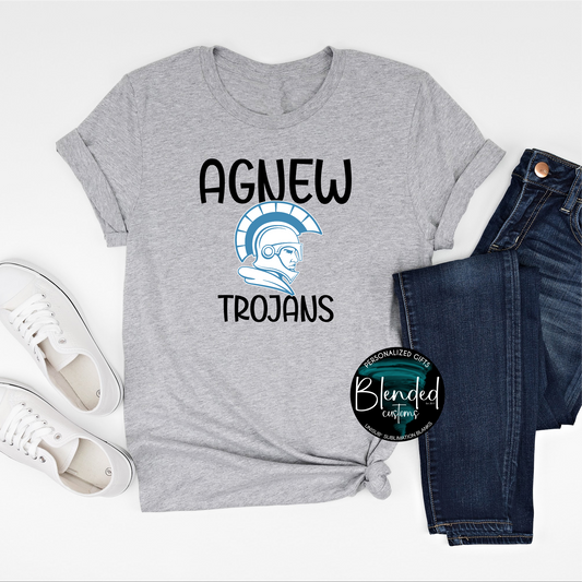 Agnew Trojans School Shirt - Exclusive Design by Blended Customs