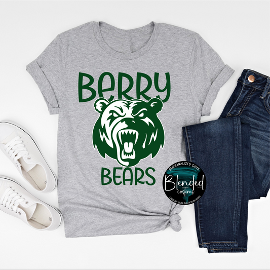 Berry Bears School Shirt - Exclusive Design by Blended Customs