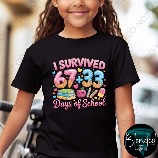 67 100 Days of School Shirt
