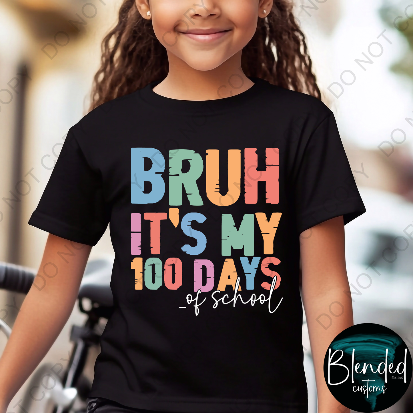 Bruh 100 Days of School Shirt