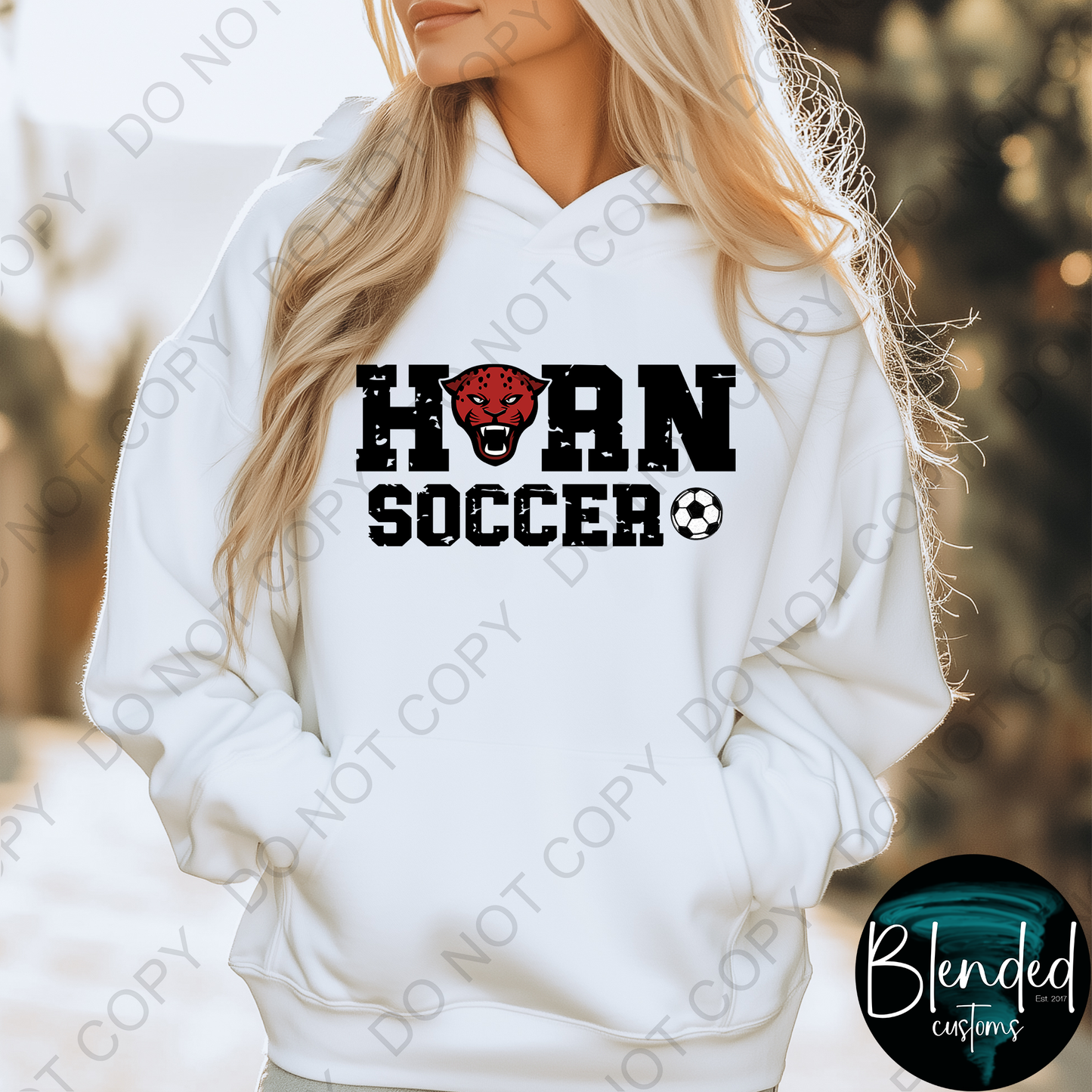 Horn Soccer Hoodie or Crewneck