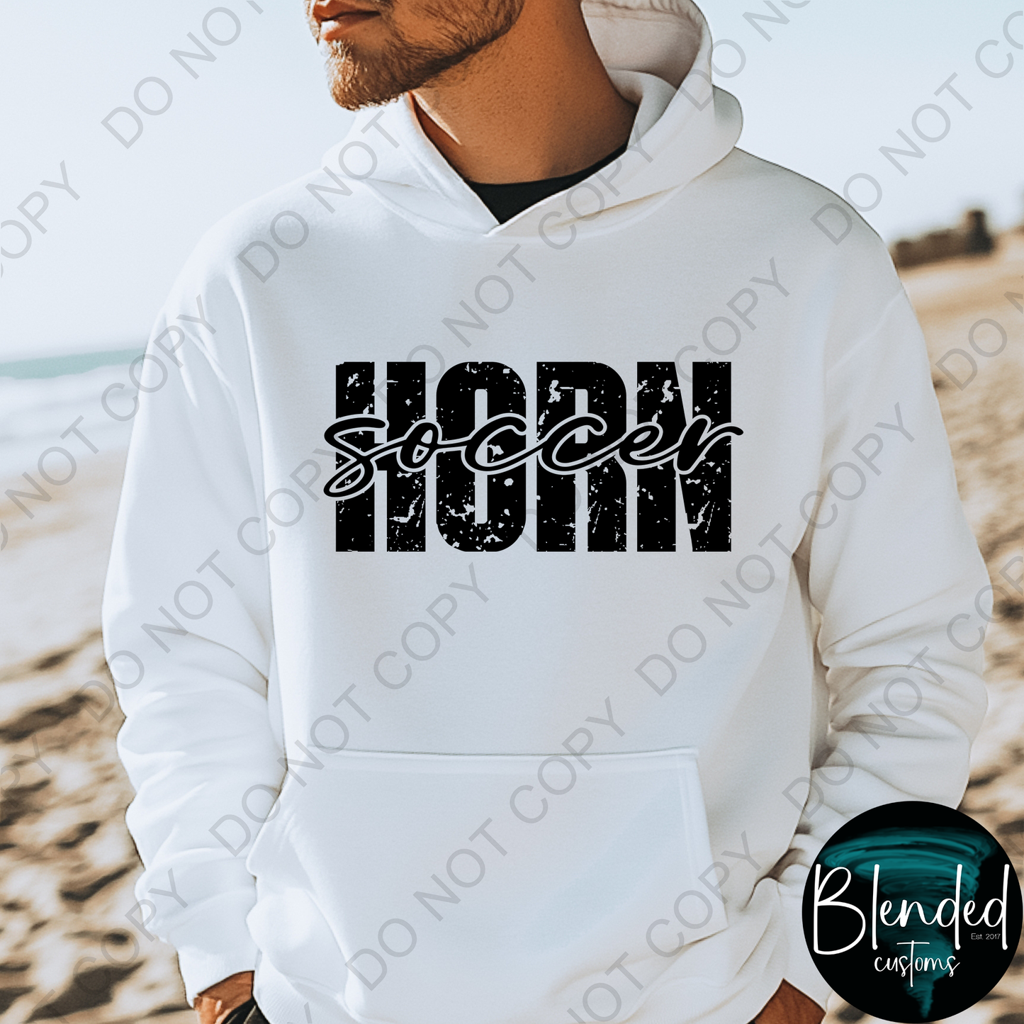 Horn Soccer Hoodie or Crewneck