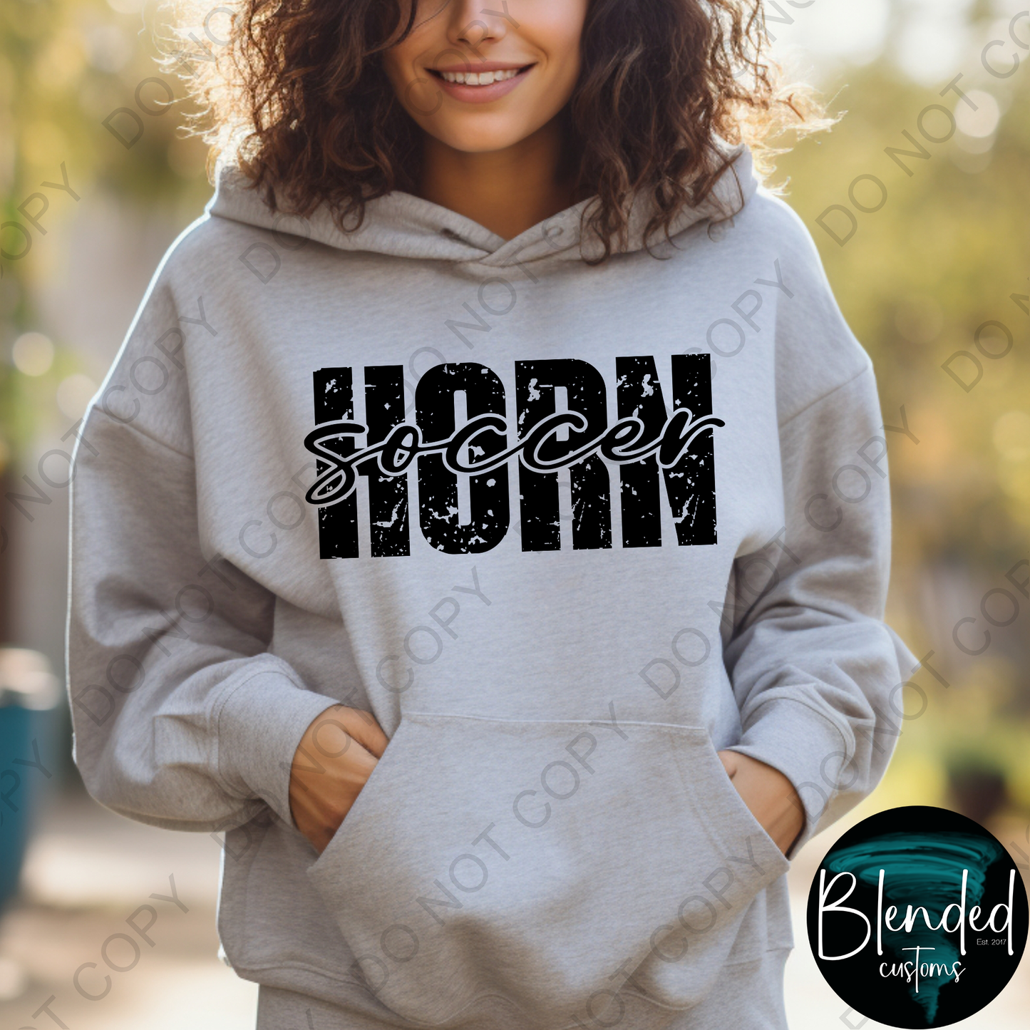 Horn Soccer Hoodie or Crewneck