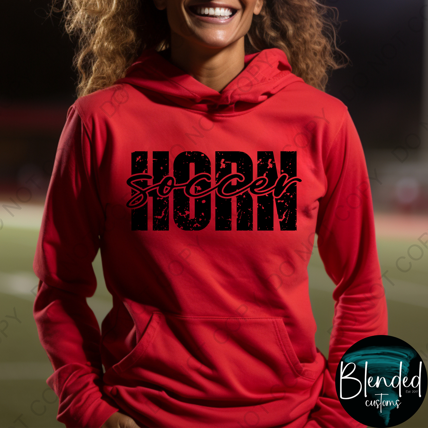 Horn Soccer Hoodie or Crewneck
