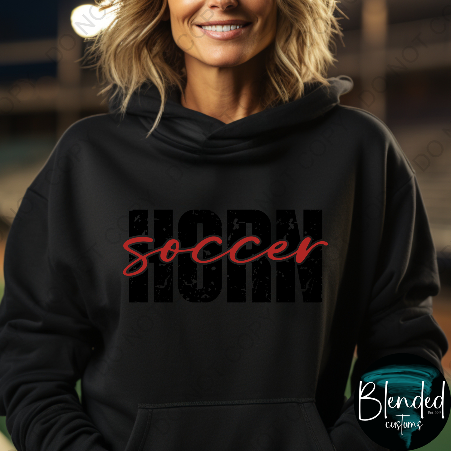 Horn Soccer Hoodie or Crewneck