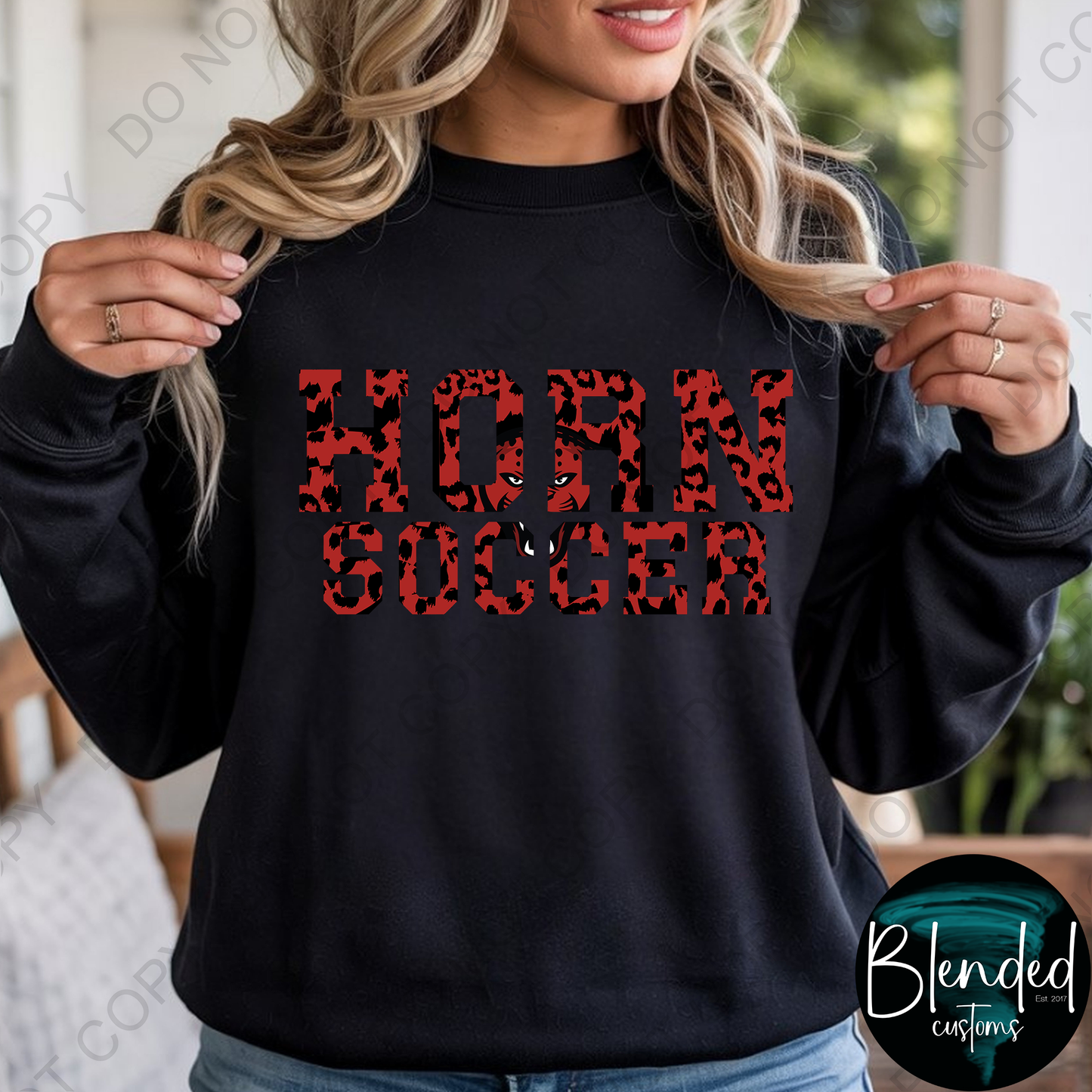 Horn Soccer Hoodie or Crewneck