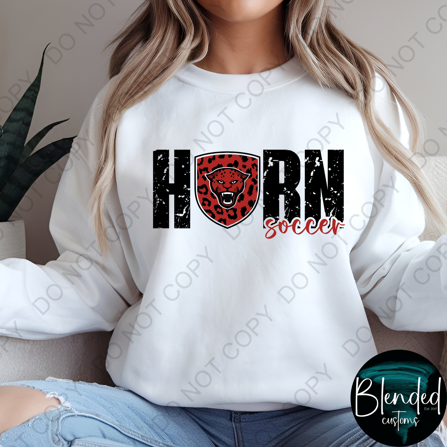 Horn Soccer Hoodie or Crewneck