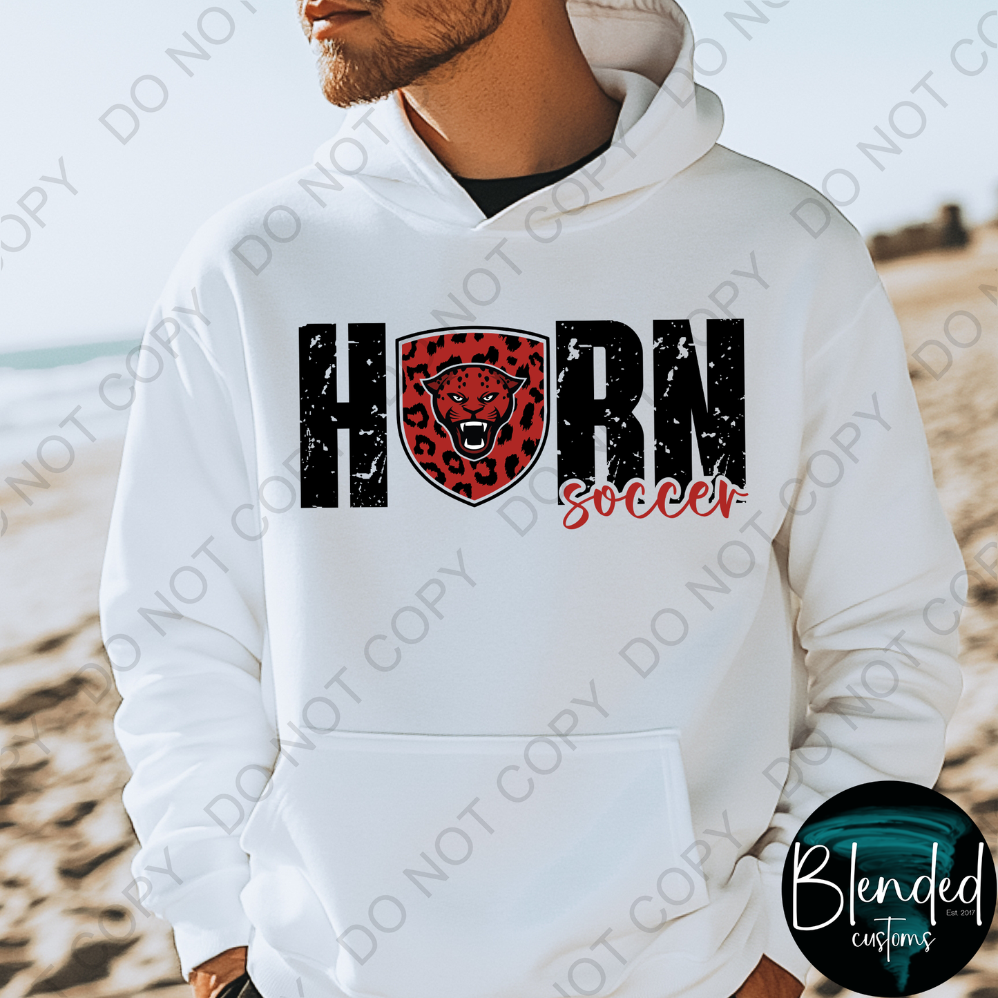 Horn Soccer Hoodie or Crewneck
