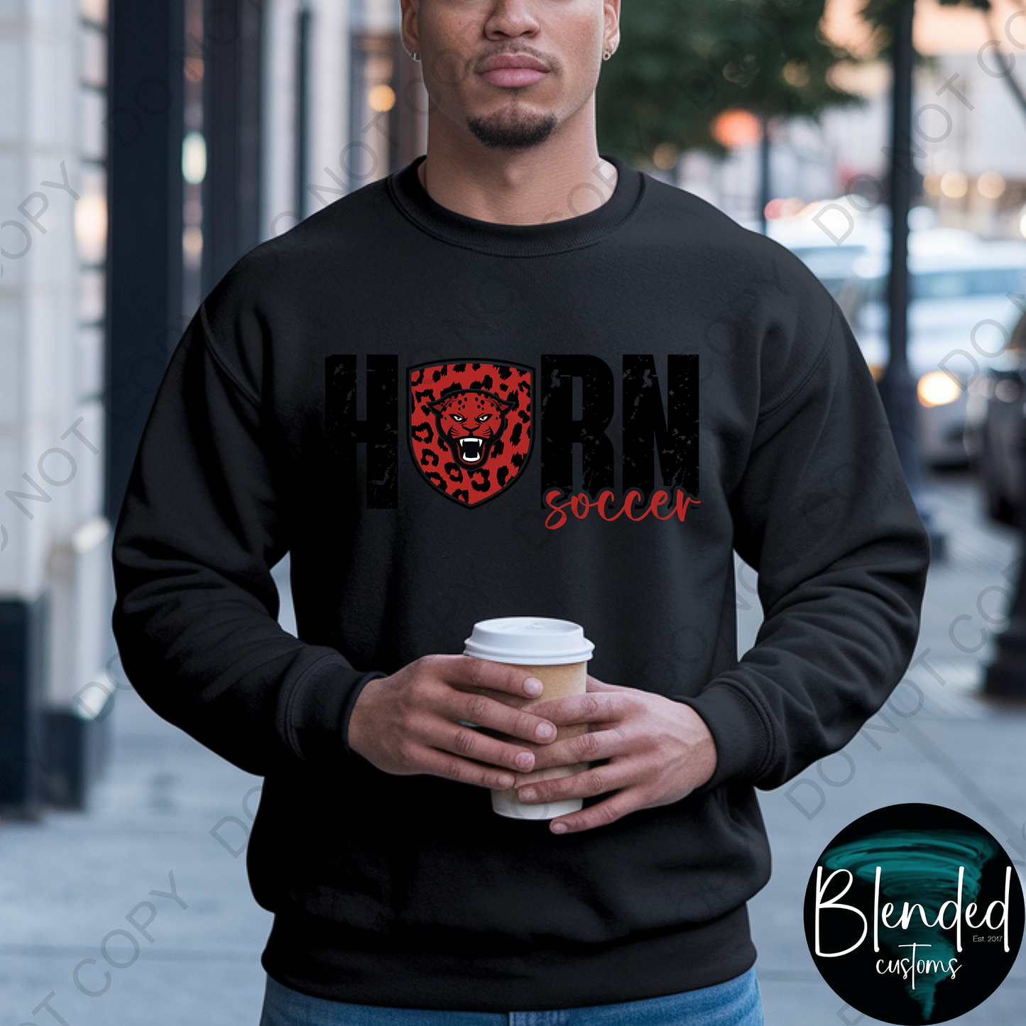 Horn Soccer Hoodie or Crewneck