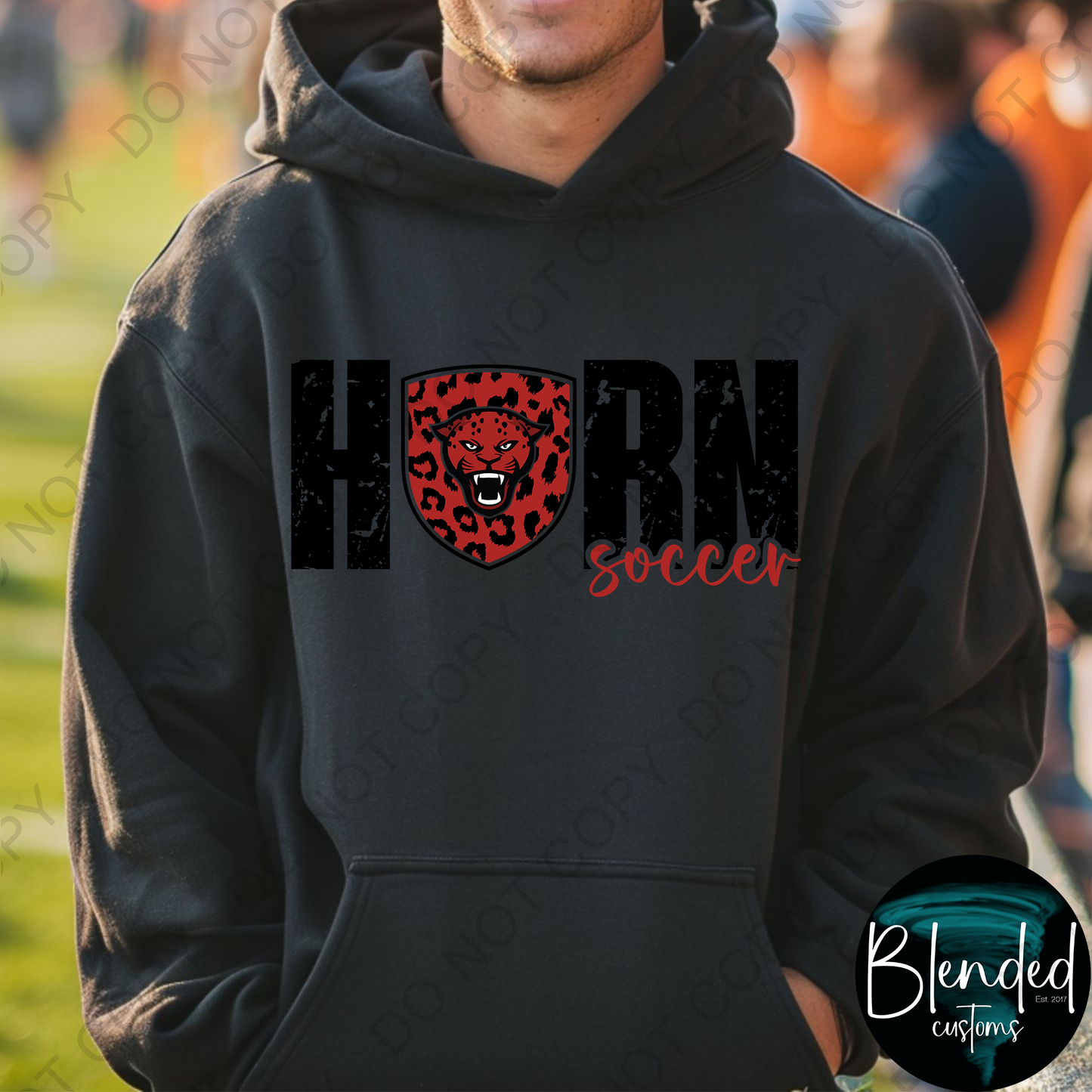 Horn Soccer Hoodie or Crewneck