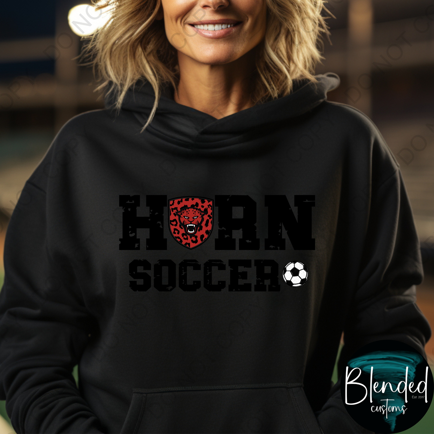 Horn Soccer Hoodie or Crewneck