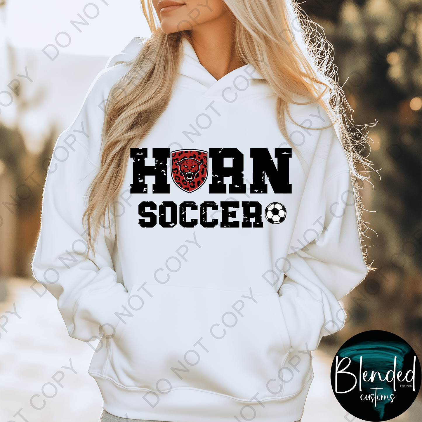 Horn Soccer Hoodie or Crewneck