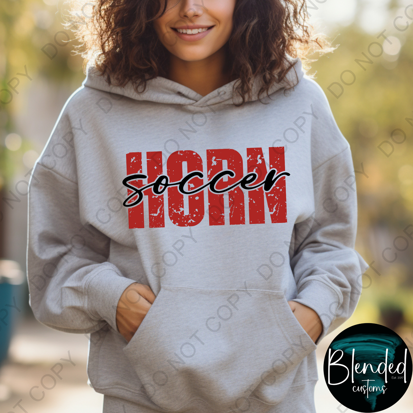 Horn Soccer Hoodie or Crewneck