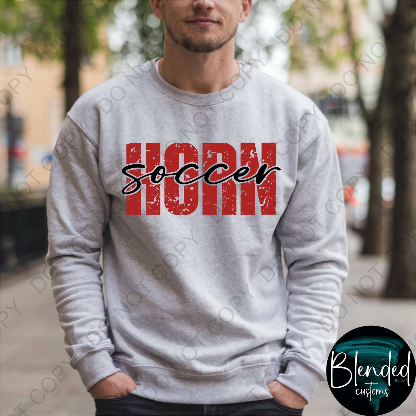 Horn Soccer Hoodie or Crewneck