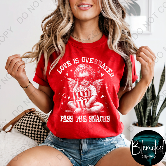 Comfort Colors Love Is Overrated Shirt