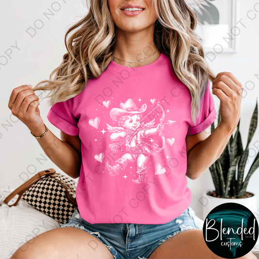 Comfort Colors Cowboy Cupid Shirt