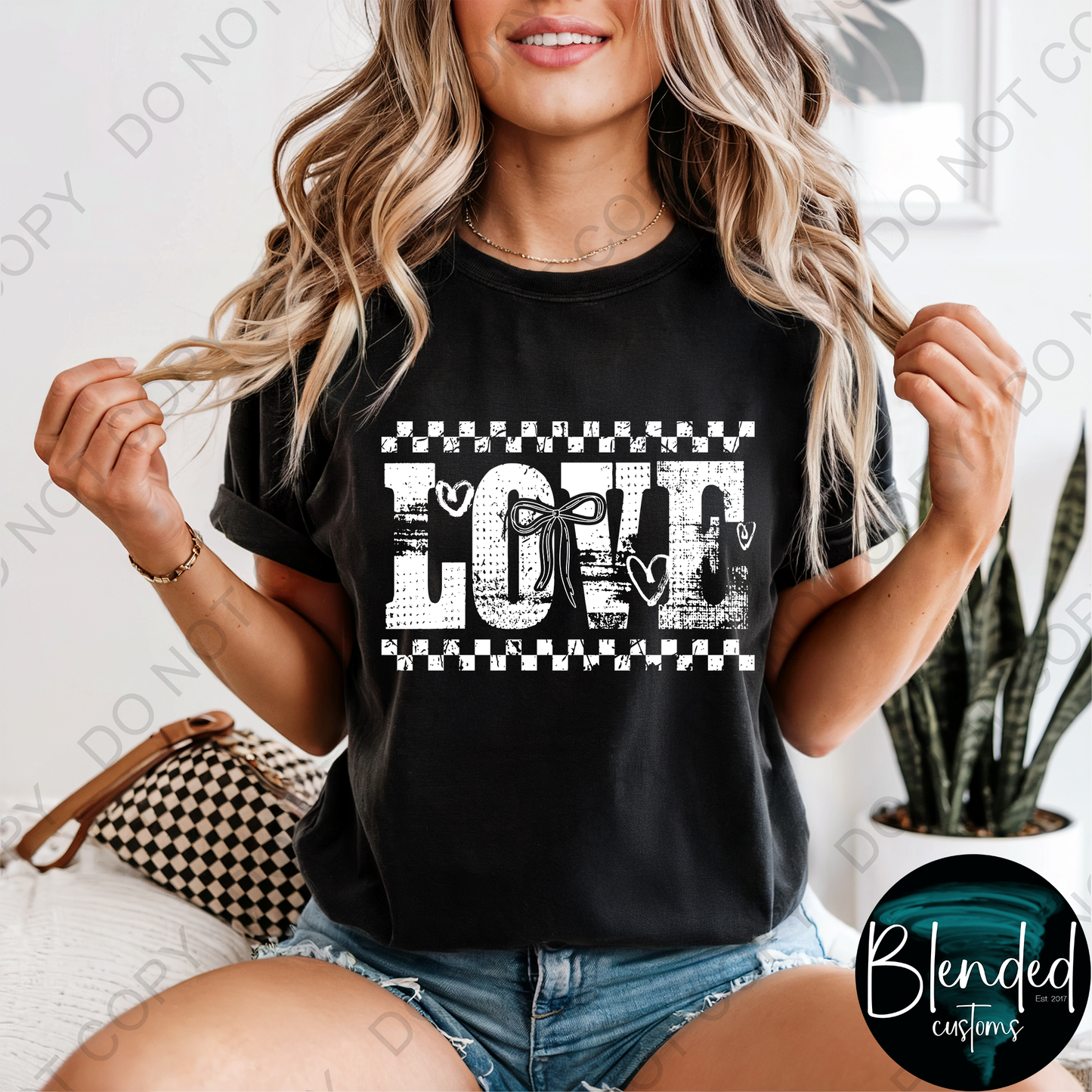 Comfort Colors Distressed Love Shirt