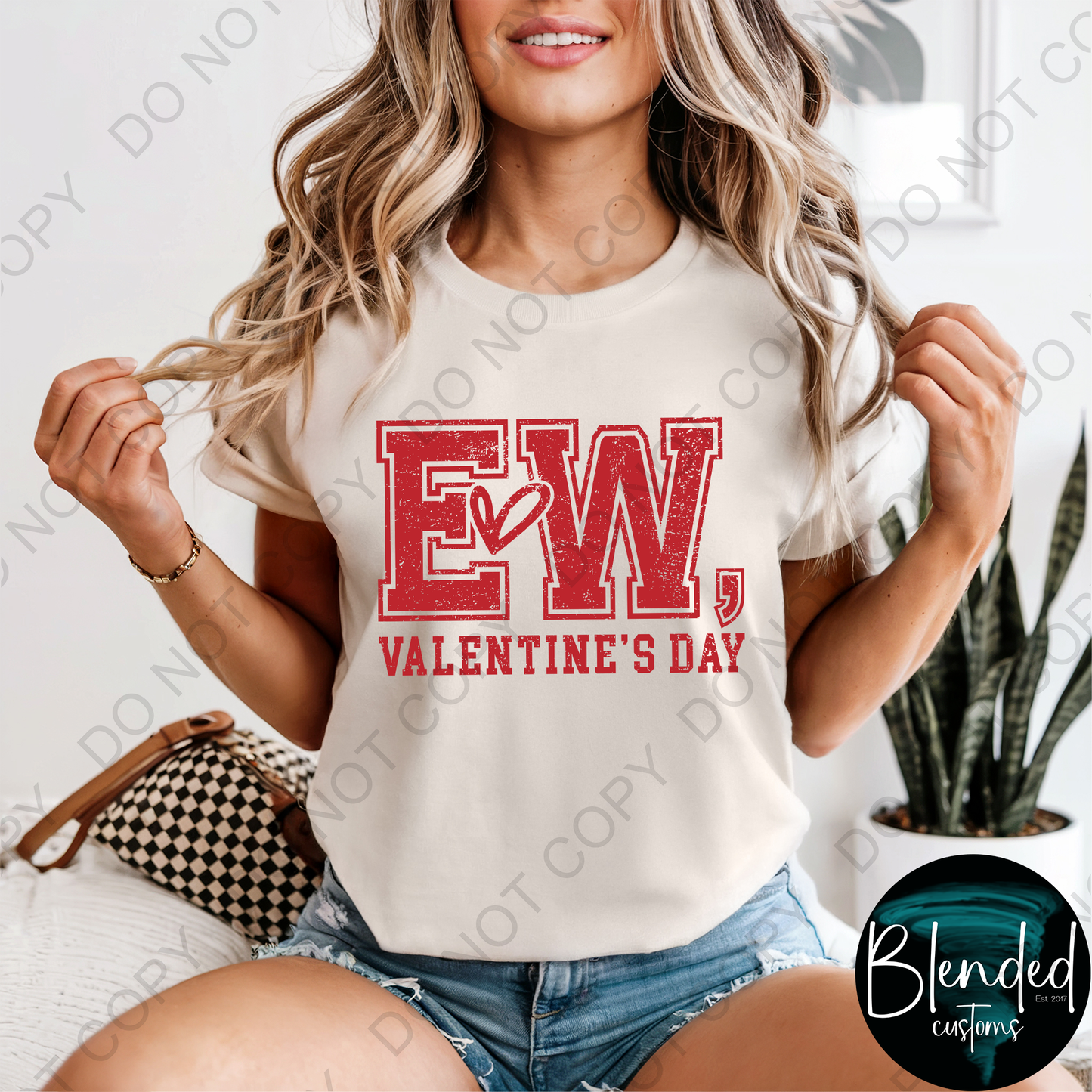 Comfort Colors Ew Valentine's Day Shirt