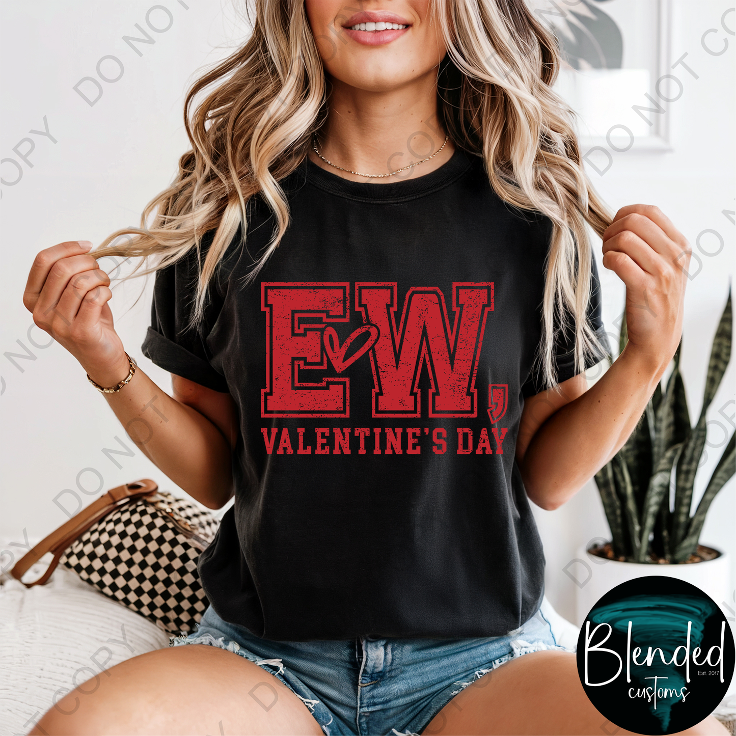 Comfort Colors Ew Valentine's Day Shirt