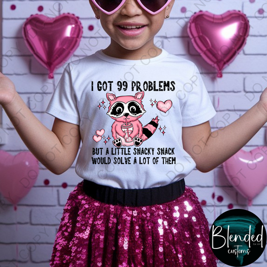 Kids 99 Problems Valentine Shirt