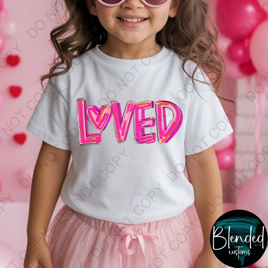Kids Loved Valentine Shirt