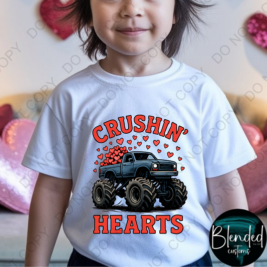 Kids Crushin' Hearts Valentine Shirt