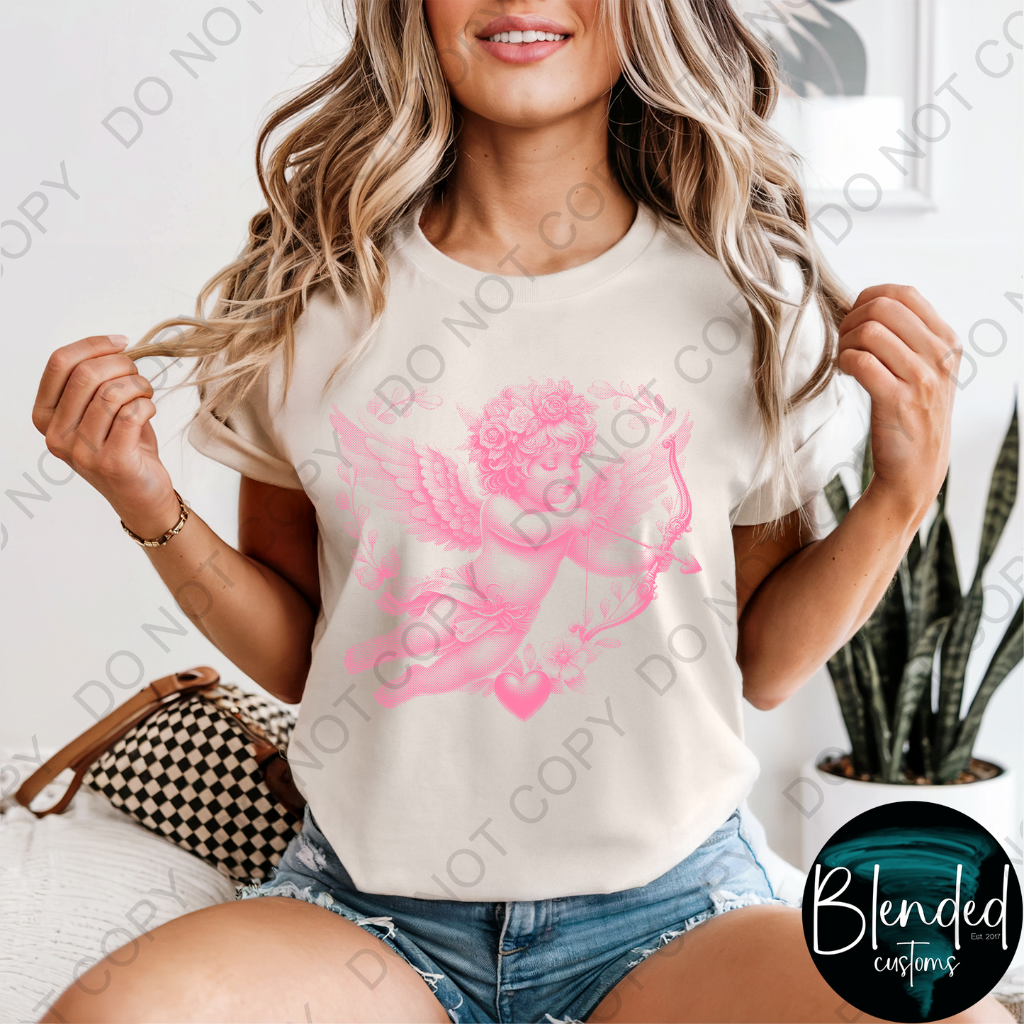 Comfort Colors  Retro Cupid Shirt