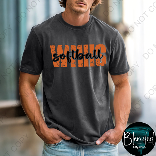 Comfort Colors WMHS Softball T-Shirt