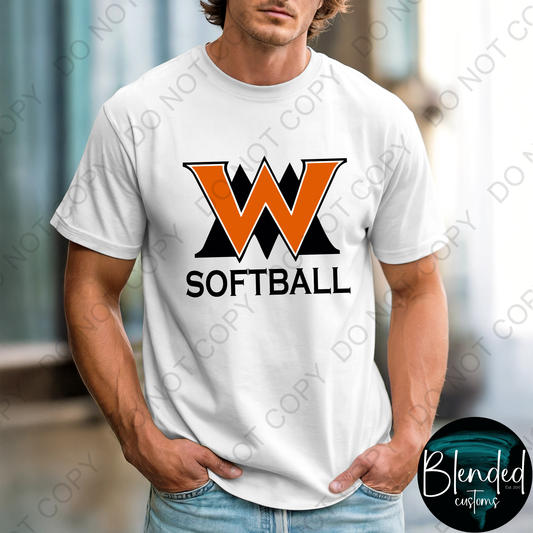 Comfort Colors WMHS Softball T-Shirt