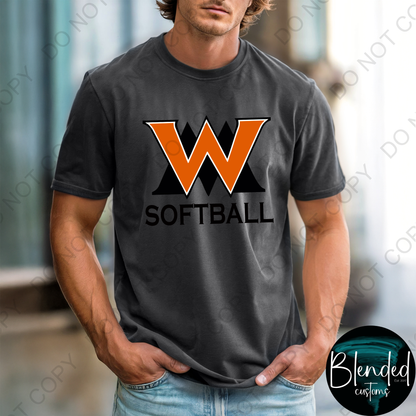 Comfort Colors WMHS Softball T-Shirt