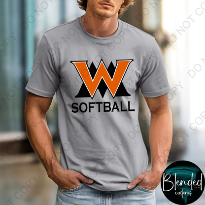 Comfort Colors WMHS Softball T-Shirt