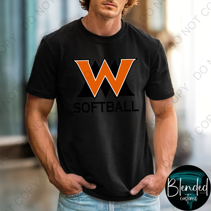 Comfort Colors WMHS Softball T-Shirt