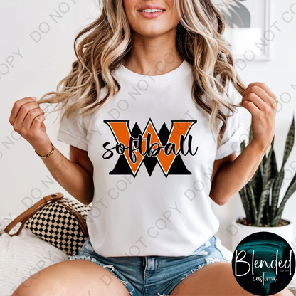Comfort Colors WMHS Softball T-Shirt