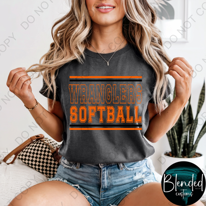 Comfort Colors WMHS Softball T-Shirt