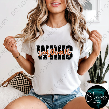 Comfort Colors WMHS Softball T-Shirt