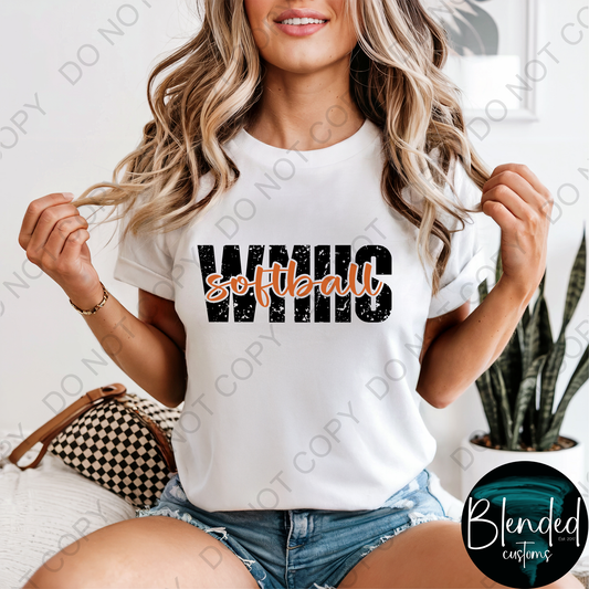 Comfort Colors WMHS Softball T-Shirt