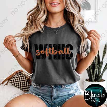 Comfort Colors WMHS Softball T-Shirt