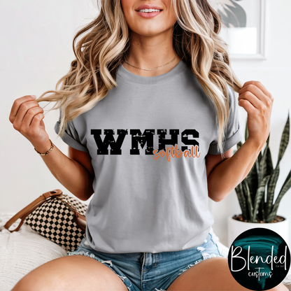 Comfort Colors WMHS Softball T-Shirt