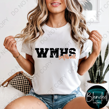 Comfort Colors WMHS Softball T-Shirt