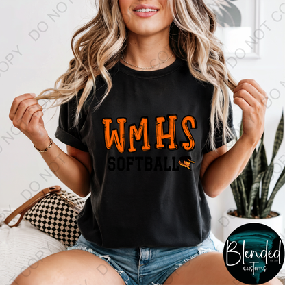 Comfort Colors WMHS Softball T-Shirt